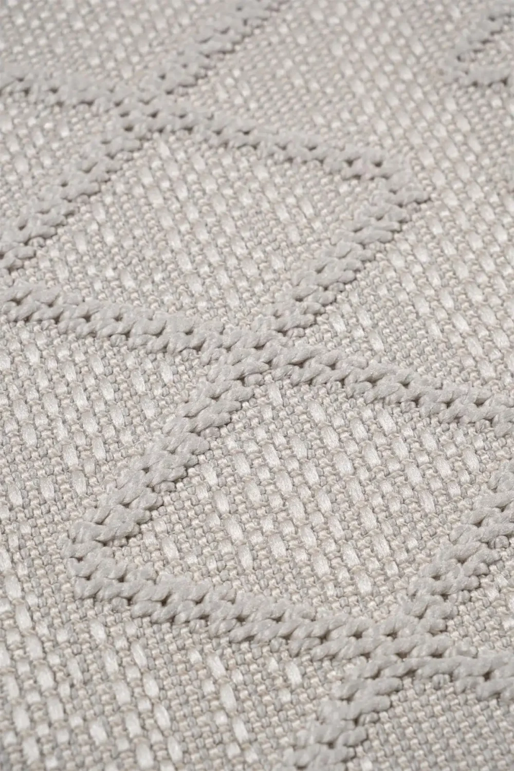 Simba SM01 White Modern Sisal Carpet - Image 3